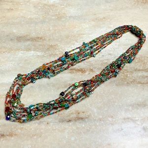 😍Multi Color Bead Necklace😍NWOT